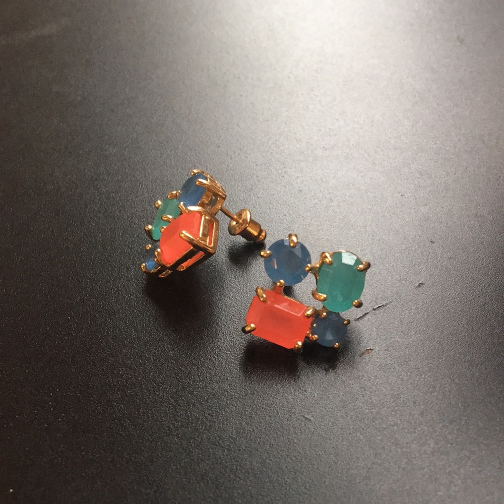 Kate spade BNWT multistone cluster earrings